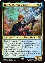 The Wandering Minstrel - 249/781 - Rare - Final Fantasy - Magic: The Gathering