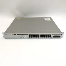 Cisco WS-C3850-24P-L 24-Port Gigabit PoE Switch C3850-NM-4-1G 2x 715WAC w/ Ears