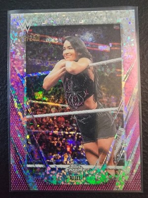 2026 Topps Chrome WWE AJ Lee #105 Pink Mini Diamond /250