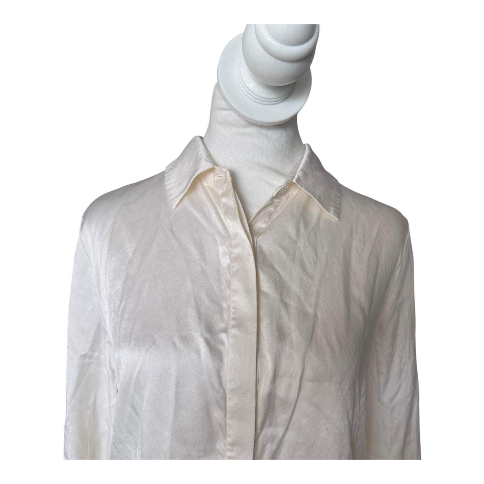 Lilysilk Woman's Basic Concealed Placket Silk Shi… - image 3