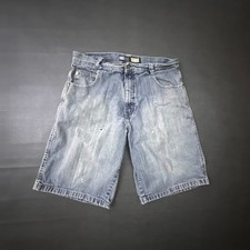 Vintage Southpole Shorts Mens 36 Blue Baggy Loose Fit Y2k Denim Skater Distress
