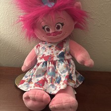 Build A Bear Trolls Poppy Plush Toy Doll Stuffed Animal Collectible Large