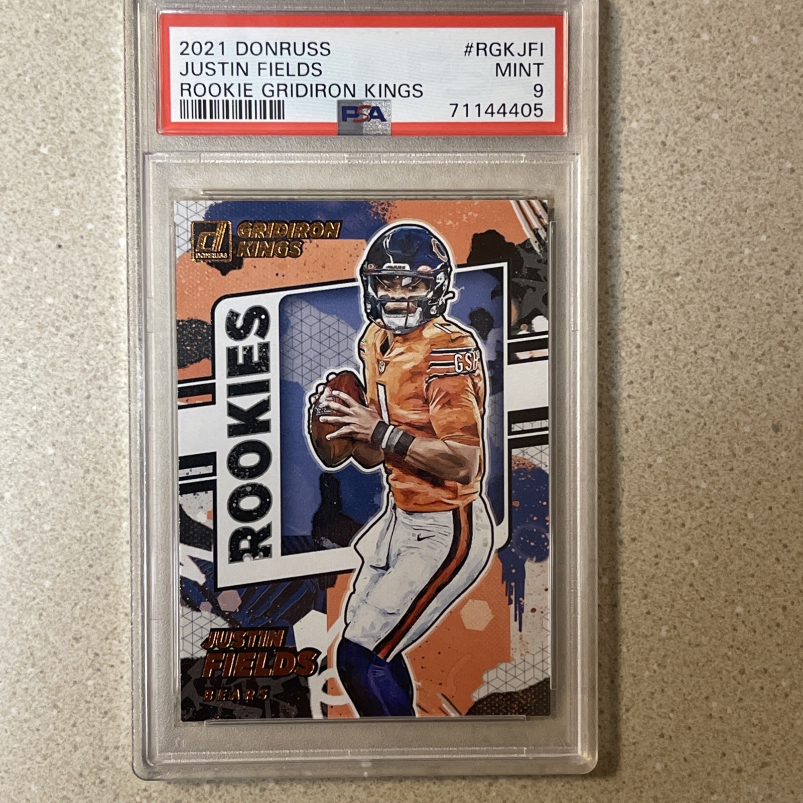 2021 Panini Donruss - Rookie Gridiron Kings Justin Fields #RGK-JFI (RC)