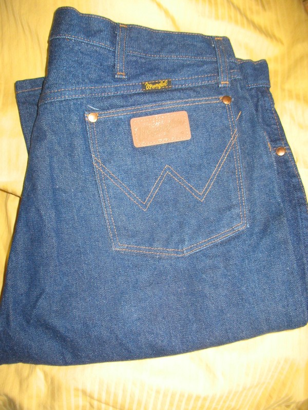 W@W!! Very Rare US Wrangler NOS Premium Blue Denim (Real) Jeans   NWoT 2002