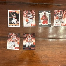 NBA Hoops Portland Trail Blazers 6-Card Lot 2011-12 Oden Aldridge Batum