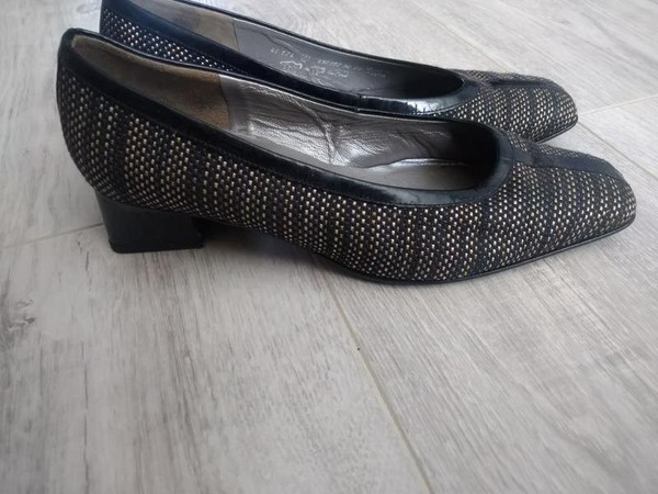 Women Gabor Heels Black 38 #7SW3