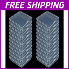 Transparent Small Item Storage Containers, 24-Pack