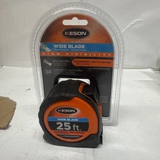 Keson Pgtfd25v 25 Ft Tape Measures, 1 In Blade