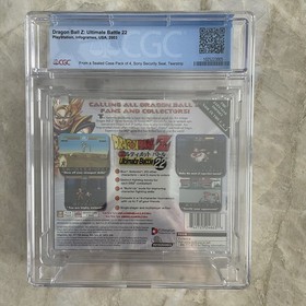 Dragon Ball Z: Ultimate Battle 22 CGC 9.9 A++ PlayStation 1 Sealed Graded Game