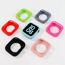 Soft Silicone Case for Apple Watch 11 10 9 8 7 6 5 4 SE Bumper Cover