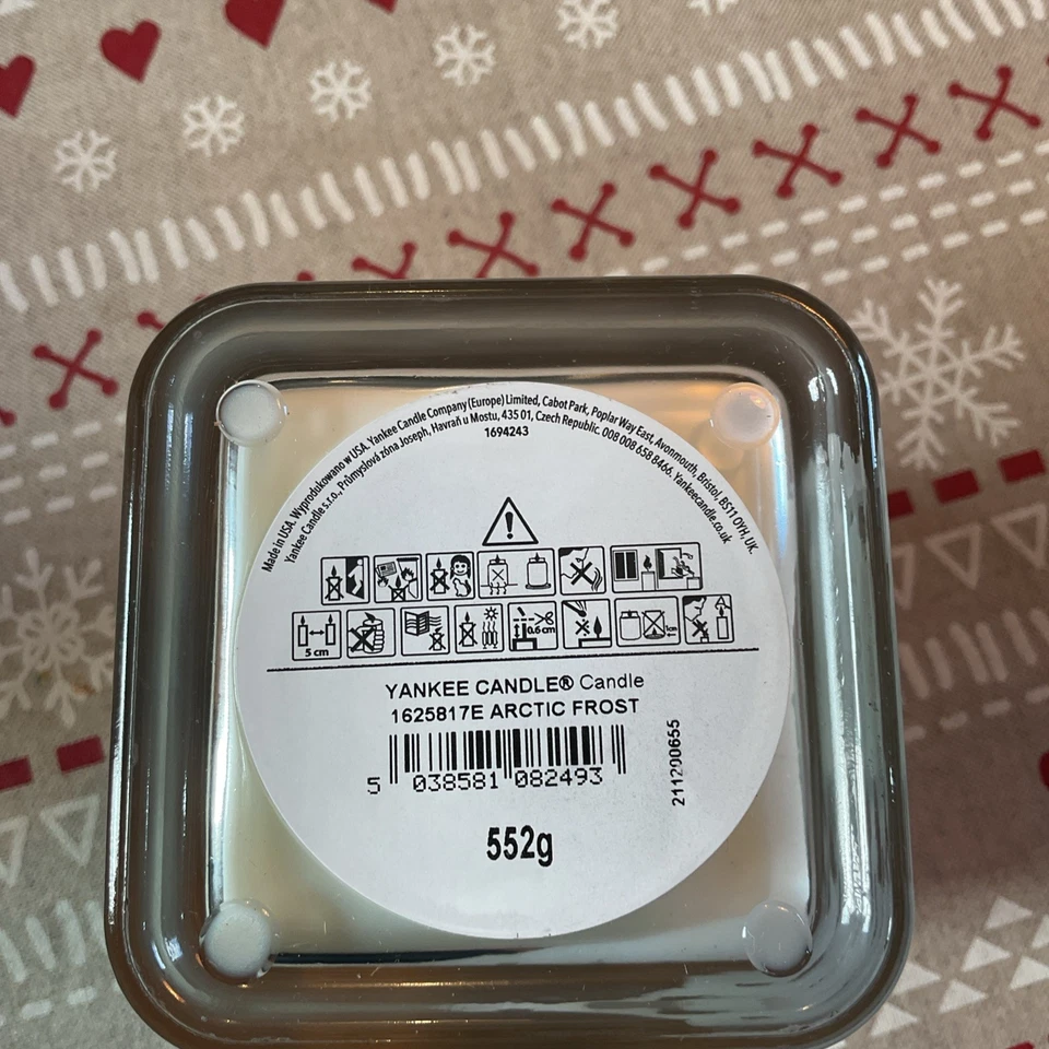 Yankee Candle Arctic Frost  Elavation  552g  Jar, New in Mint Condition  - Image 4 of 4