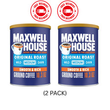 2 PACK - Maxwell House Original Roast Ground Coffee 10.3 oz Medium