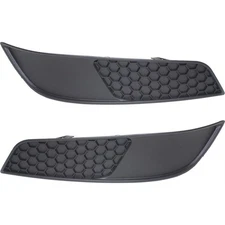 For Pontiac G6 Fog Light Cover 2009 2010 Driver & Passenger Pair Primed DOT/SAE