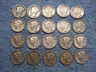 20 SILVER MERCURY DIMES WITH DATES     lot b