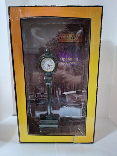 Rail King de M.T.H. Reloj de calle fundido a presión para trenes eléctricos 30-1094 | Zustand: New
