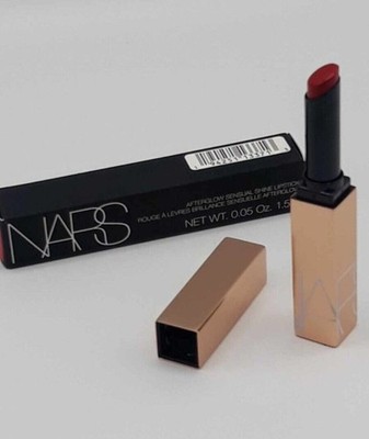 NARS Afterglow Sensual Shine Lipstick 222 VOLTAGE Vivid Red  .05 Oz 1.5g Full Sz
