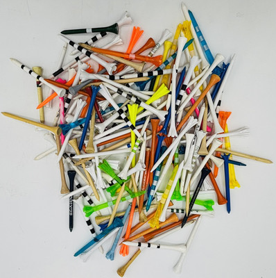 Bag of 144 Inspected USED Miscellaneous Golf Tees
