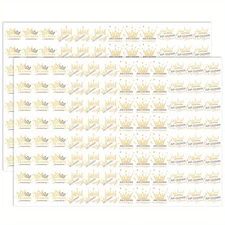 2sheets PET Film Crown Pattern Ceramics Clay Water Transfer Paper Underglaze 