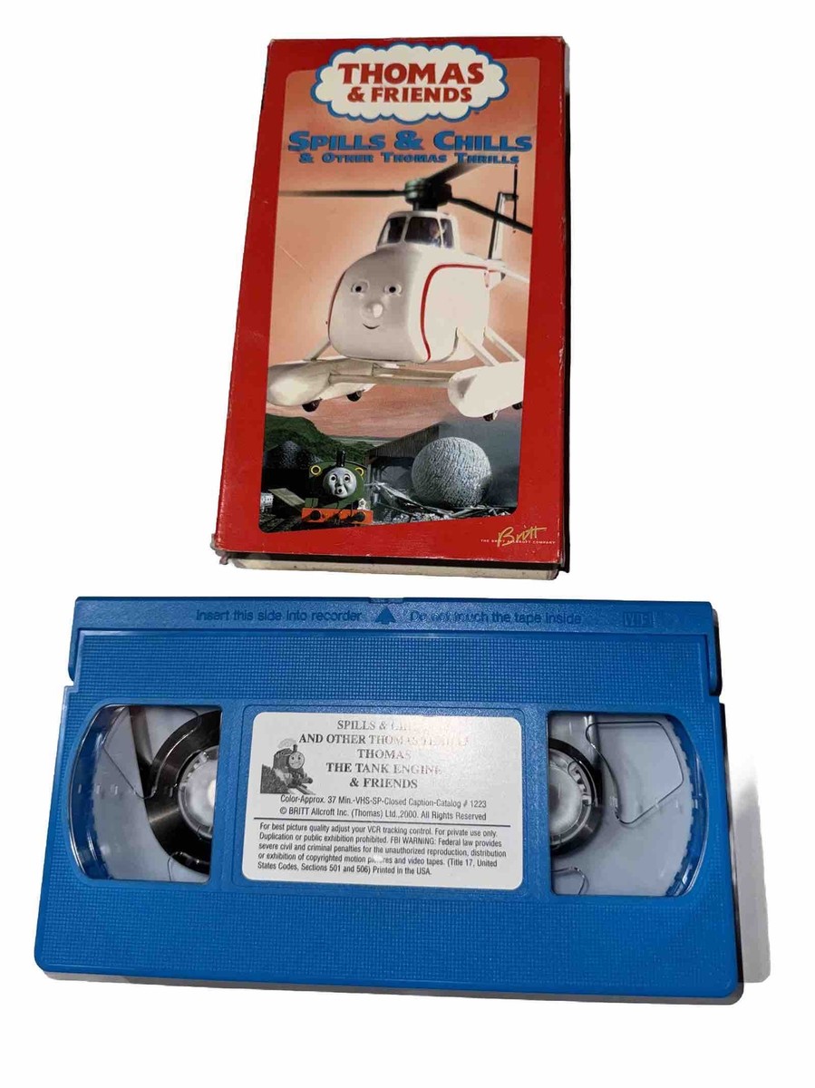 Thomas the Tank Engine & Friends Spills & Chills VHS 2000