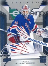 2023-24 Upper Deck Trilogy Hockey #89 Igor Shesterkin, New York Rangers