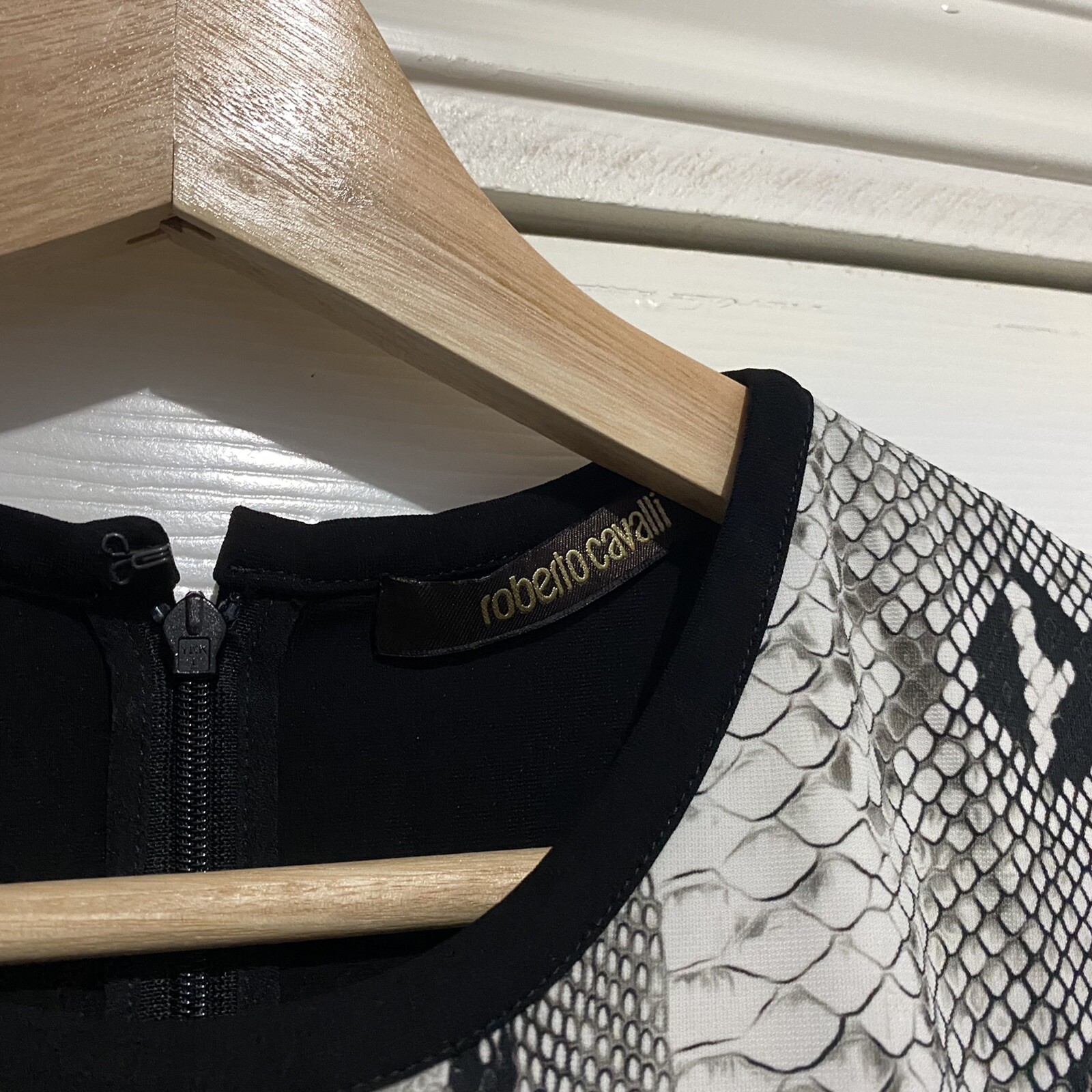 Roberto Cavalli Snake Python Fitted Print Bodycon… - image 2