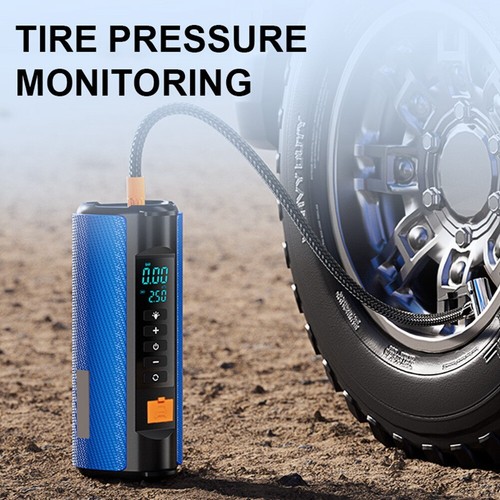 1X(6000Mah Gonfiatore Pneumatico Portatile Emergenza Auto Esterno Multifunzione5934 - Foto 4 di 10