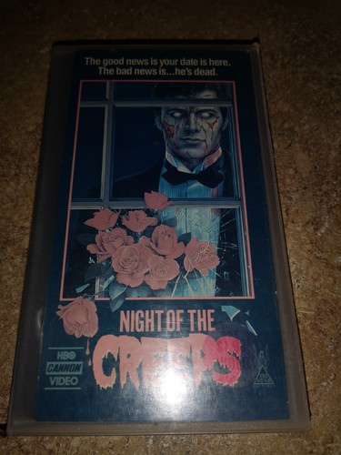 Night of the Creeps VHS cut box