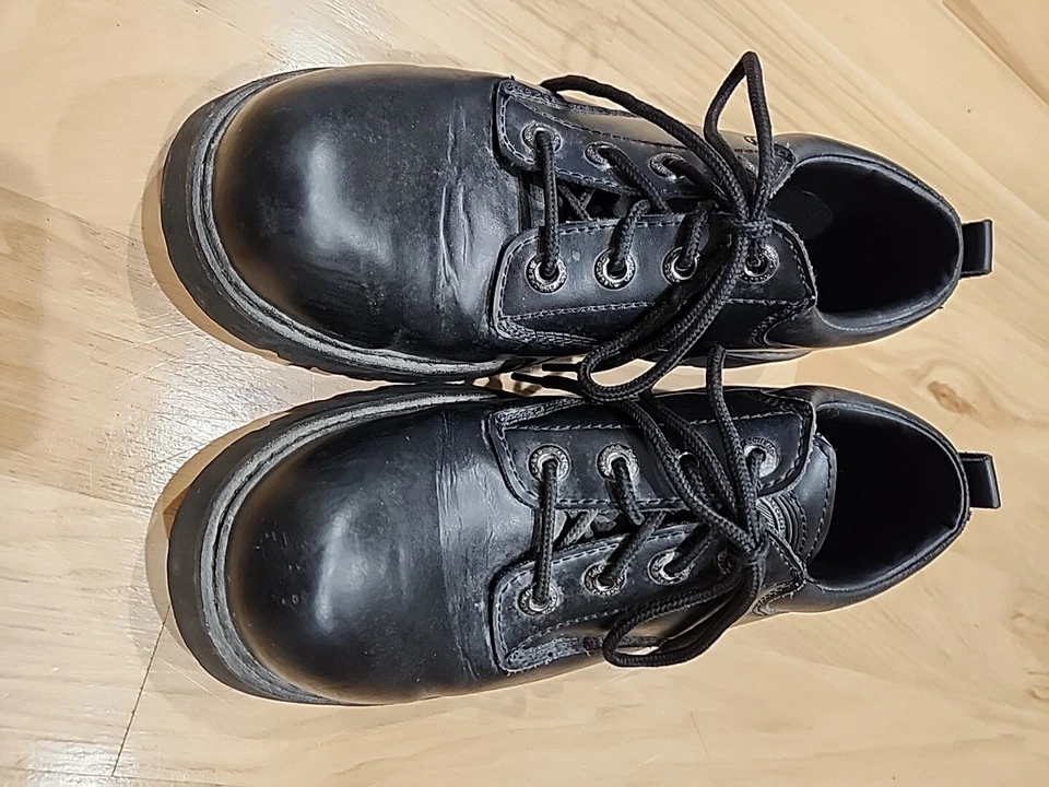 Туфли мужские Skechers 9 коренастая подошва Oxford комфорт Tom кошки 60997 черная кожа - Изображение 3 из 4