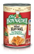 Chef Boyardee Mini Beef Ravioli in Tomato 🥫 Meat Sauce, 15 Oz (Pack of 10)