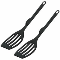 Westmark 2 Pfannenwender, LäNge Je: 28,3 Cm, Kunststoff, Flonal, Schwarz