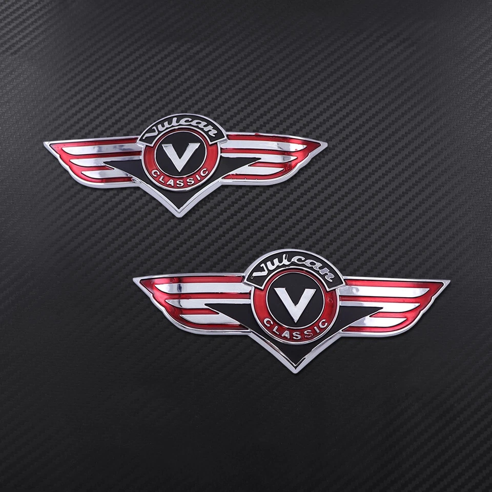 Calcomanías adhesivas emblema insignia tanque de combustible de gasolina para Kawasaki Vulcan VN Classic VN400 Foto 3 de 4