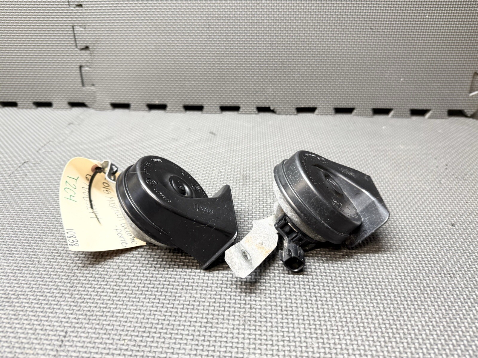 ⭐️2014-2017 MASERATI QUATTROPORTE M156 FRONT LOW HIGH PITCH TONE NOTE HORN PAIR
