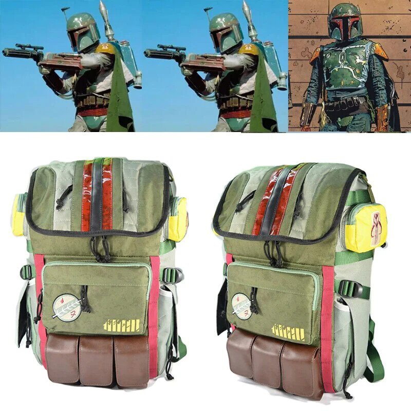 bioworld star wars boba fett laptop backpack Bungee Boba Fett Jet Pack Mini Backpack by Bioworld is a must Boba Fett Mythosaur Backpack by