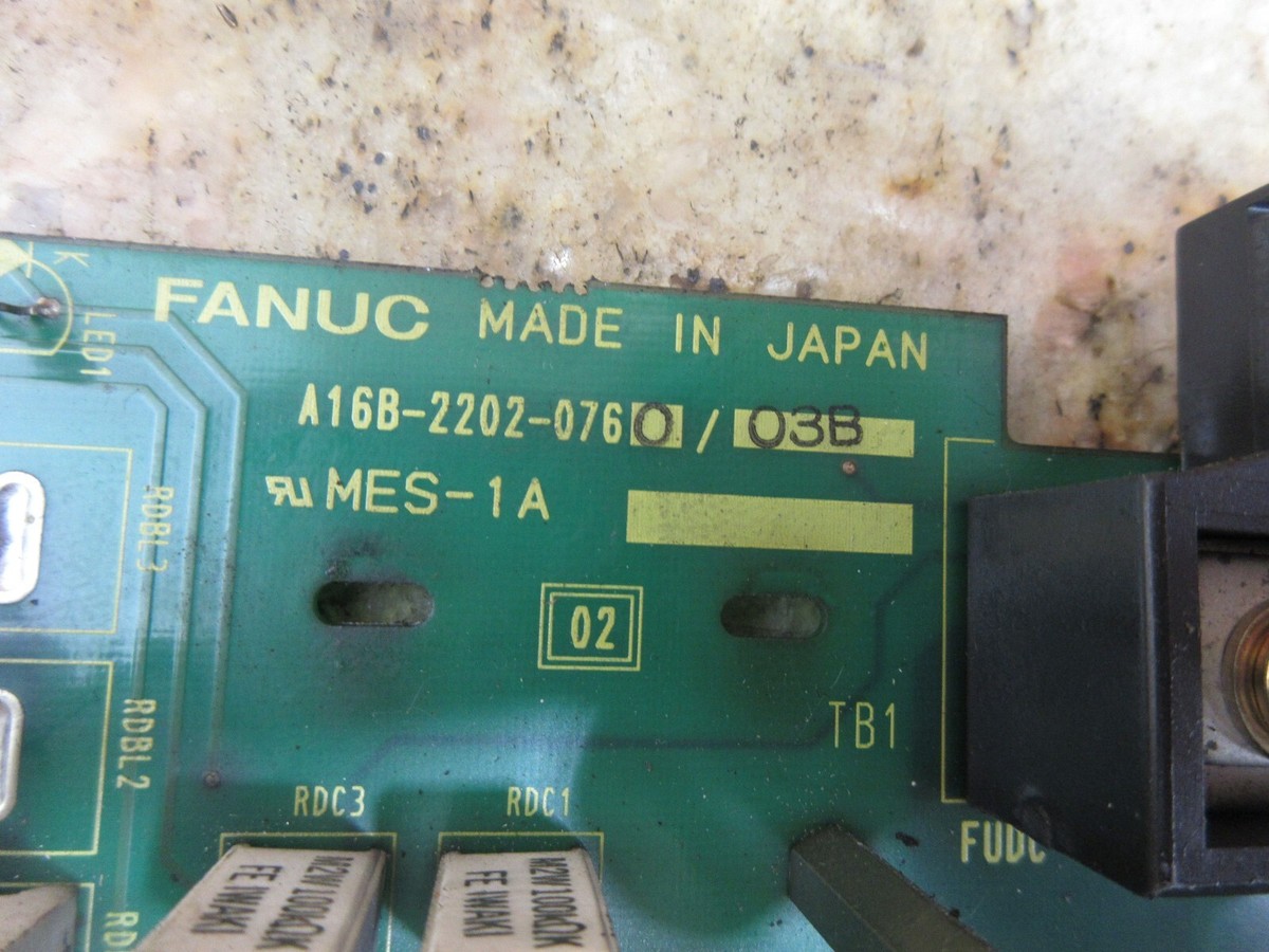FANUC CIRCUIT BOARD A16B-2202-0760/03B MES-1A | eBay