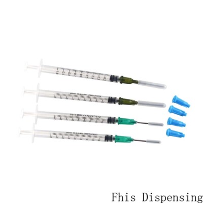 10x 10ML/CC Luer Lock Syringe + 16 Ga x 1 1/2 Blunt Tip Needle Ink Refill Glue