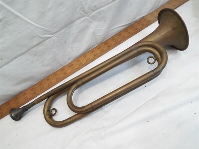 Vintage Rexcraft Official Bugle Boy Scouts of America Brass Horn