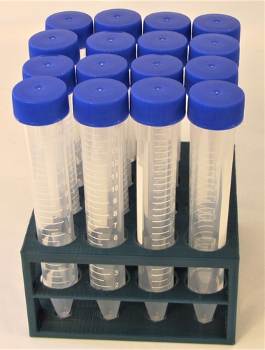 Juego de tubos de ensayo centrífuga de plástico y 10/15 ml con soporte para niños kit de ciencia - Imagen 3 de 4