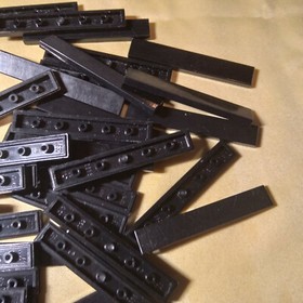 S Lego Lot 43 Black Tile 1 x 6 6636 7317 4559 10181 21329 3829 7744 10294 7597 