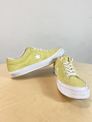 converse suede yellow