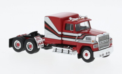 Brekina 85875 Ford LTL 9000, rot/silber, US Truck Modell 1:87 (H0)