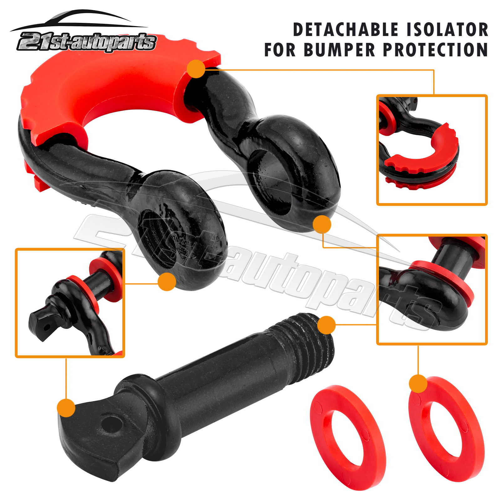 For Ram 2500/3500/4500 Bumper 32"LED Light Bar Tow Hook Mount + D Ring