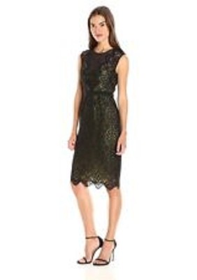 chinese dress ladies Stretch Lace Bubble Dress Black / 4