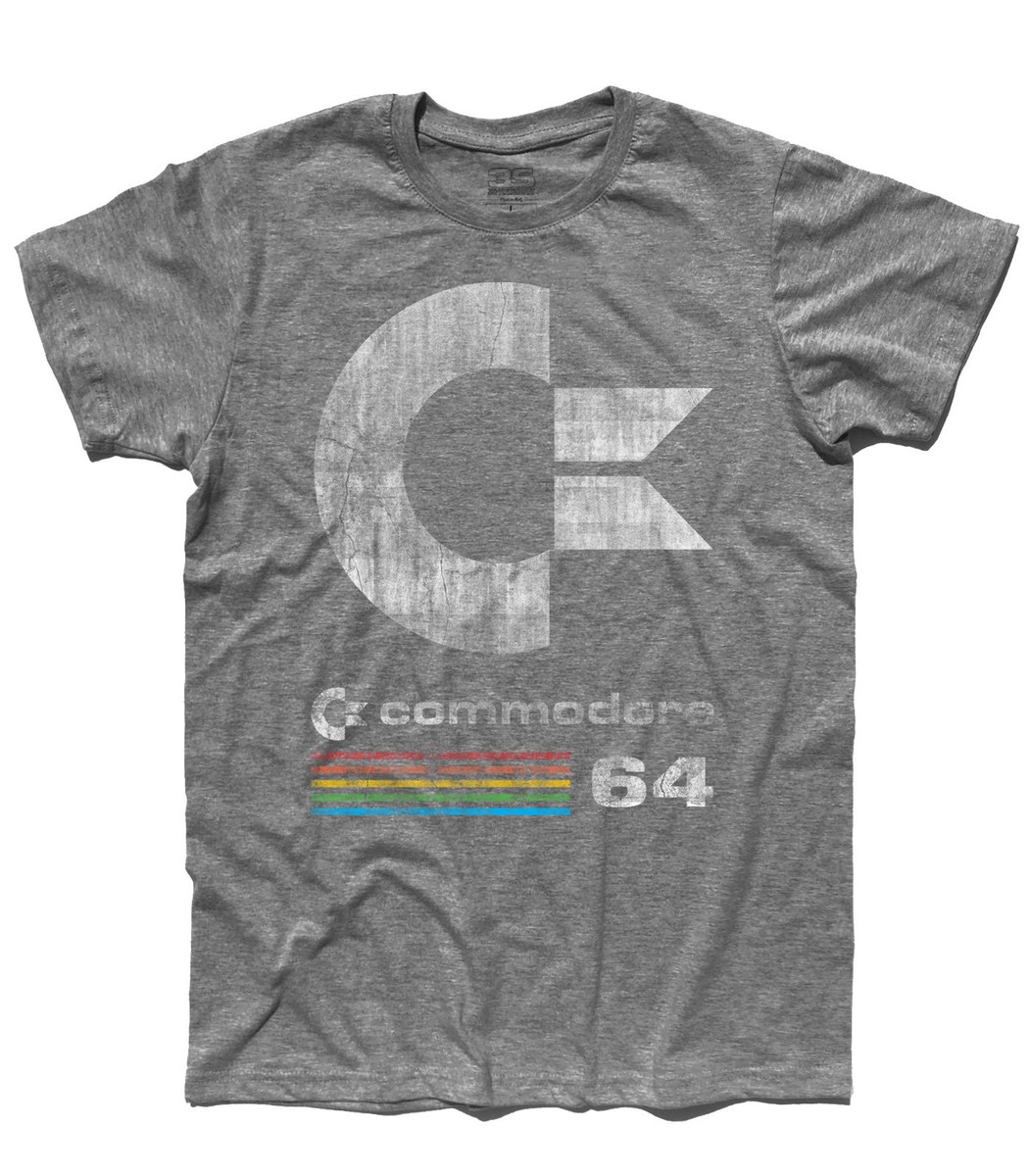 T-Shirt Donna Press Play On Tape – The Home Computer 64, Linea Classic, 100% Cotone 185 Gr/mq, Stampa Artigianale