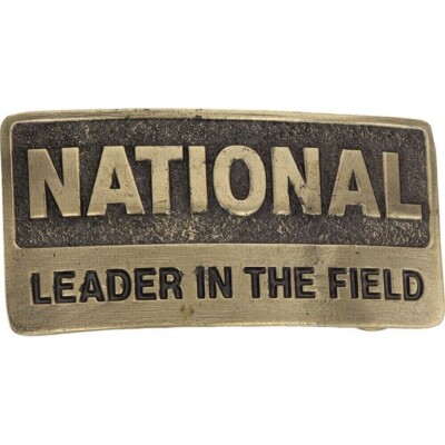 National Supply Oilfield Armco Oil Drilling Equipment NOS Vintage Belt Buckle