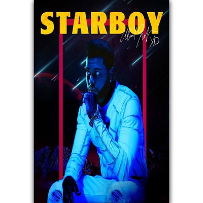 59143 The Weeknd Starboy Rapper Hip Hop Music Album Decor ...