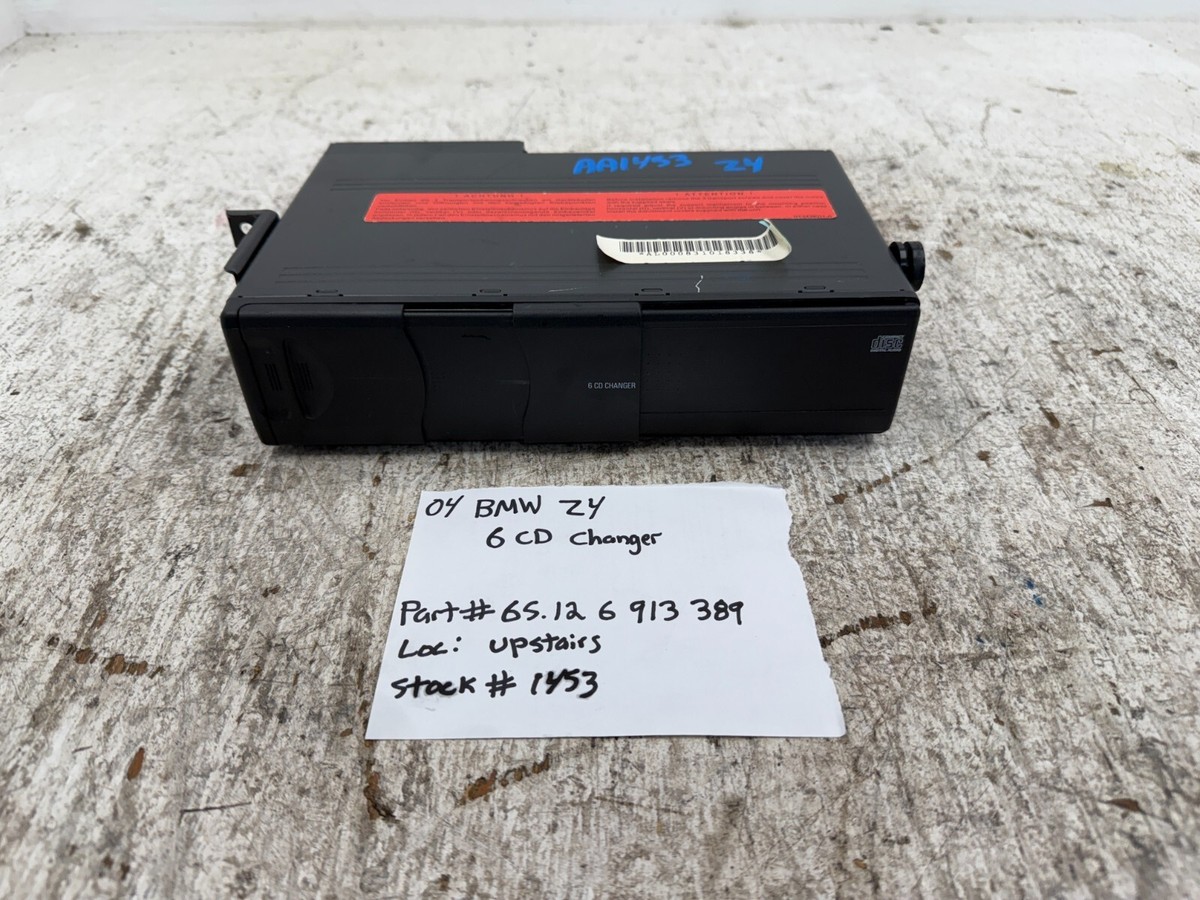 04 BMW Z4 E85 E86 OEM 6 DISC DISK CD CHANGER 65.12-6913389 | eBay