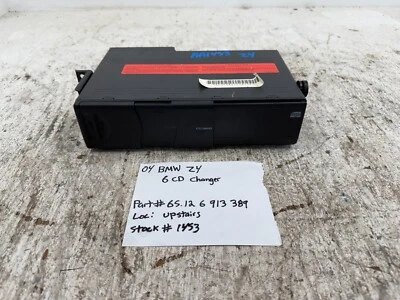 04 BMW Z4 E85 E86 OEM 6 DISC DISK CD CHANGER 65.12-6913389 - Image 1 of 4