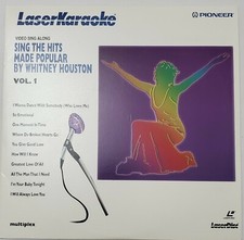 LASER KARAOKE VIDEO SING ALONG SING THE HITS MADE POPULAR BY WHITNEY HOUSTON