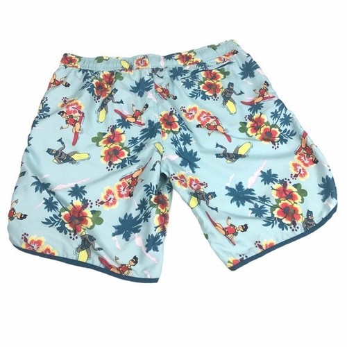 DC Comics Batman & Robin Swim Trunks Mens XL Board Shorts Hawaiian Surf - Picture 2 of 9