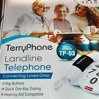 Land Line Telephone By Terry Phone - New In Box